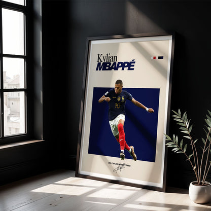 Flex Designs Poster Kylian Mbappe FlexM 8 x 10" Home Goods - Sports  Poster