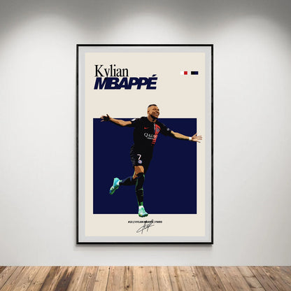 Flex Designs Poster Kylian Mbappe PSG FlexM 8 x 10" Home Goods - Sports  Poster