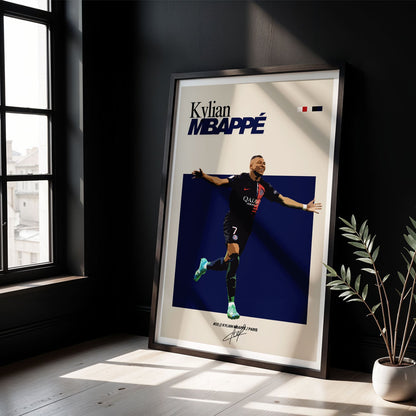 Flex Designs Poster Kylian Mbappe PSG FlexM 8 x 10" Home Goods - Sports  Poster