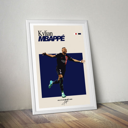 Flex Designs Poster Kylian Mbappe PSG FlexM 8 x 10" Home Goods - Sports  Poster