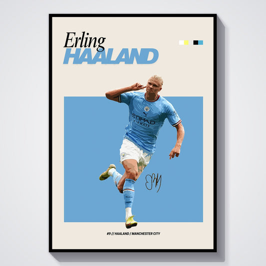 Flex Designs Poster Erling Haaland FlexM 5 x 7" Home Goods - Sports  Poster