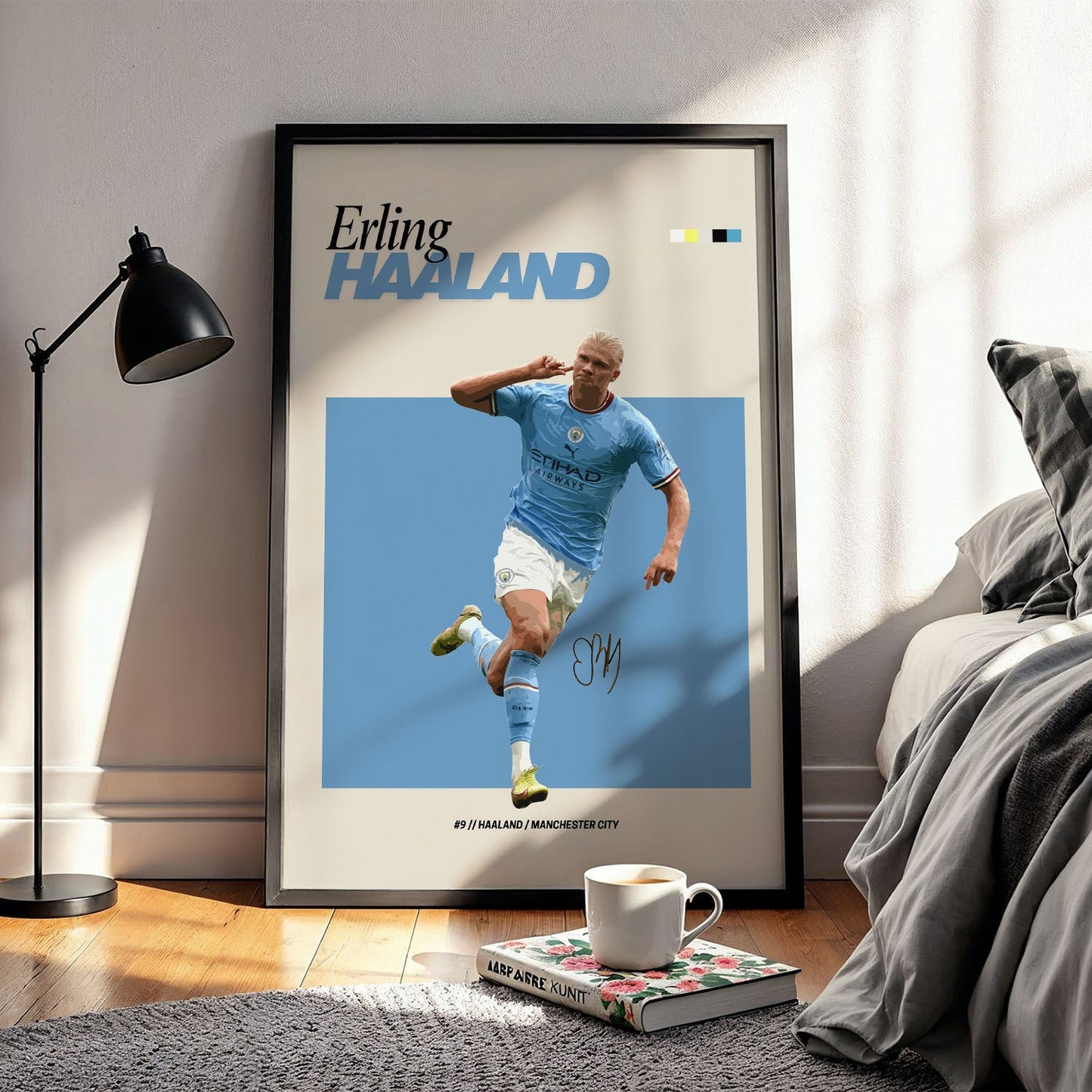 Flex Designs Poster Erling Haaland FlexM 5 x 7" Home Goods - Sports  Poster