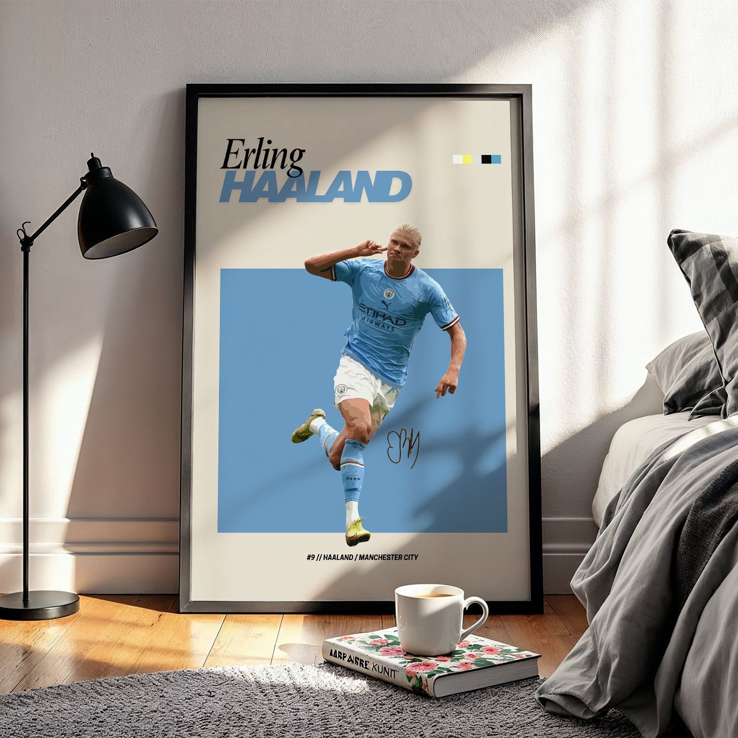 Flex Designs Poster Erling Haaland FlexM 5 x 7" Home Goods - Sports  Poster