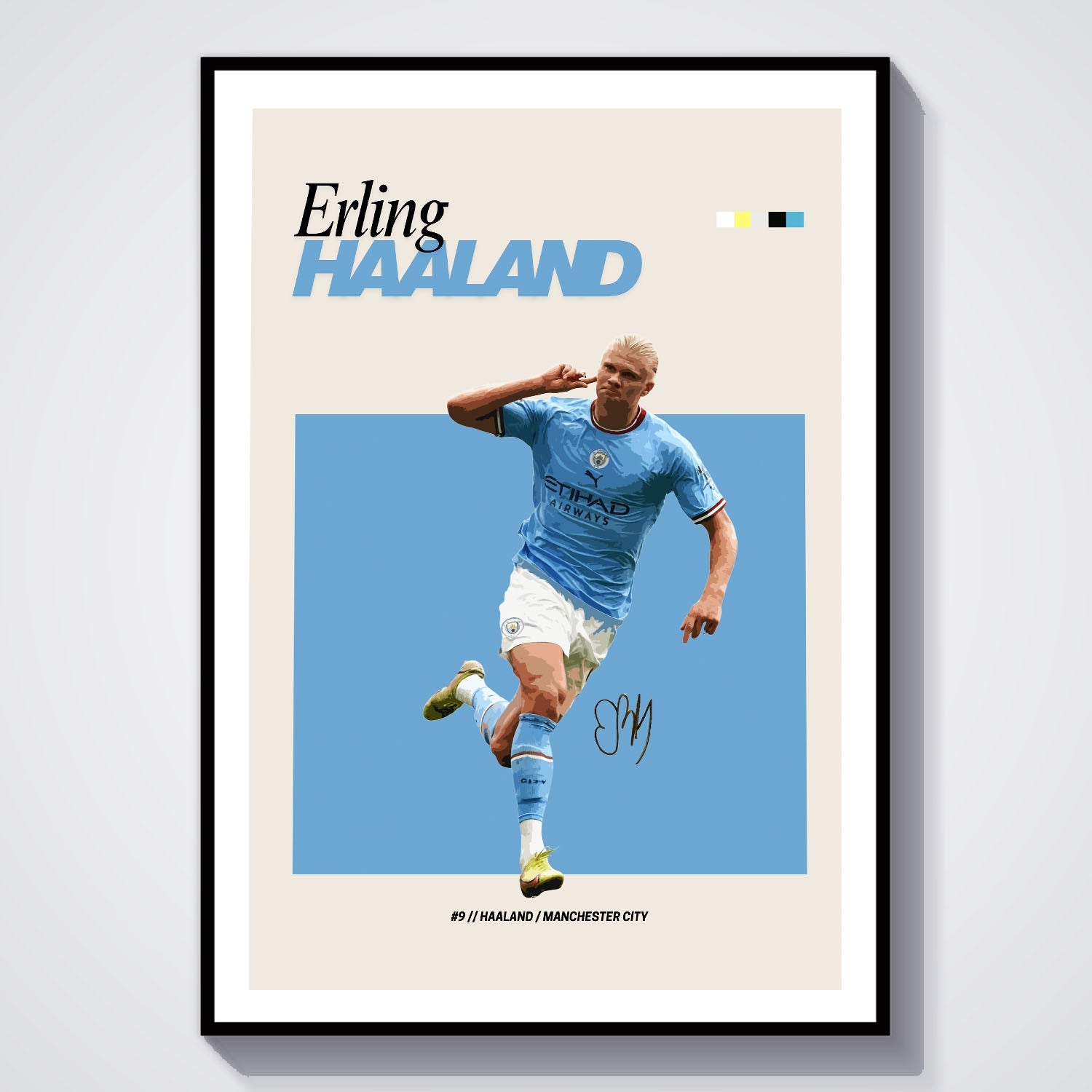 Flex Designs Poster Erling Haaland FlexM 8 x 10" Home Goods - Sports  Poster