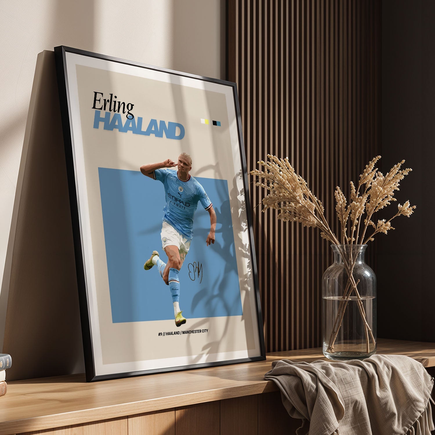 Flex Designs Poster Erling Haaland FlexM 5 x 7" Home Goods - Sports  Poster