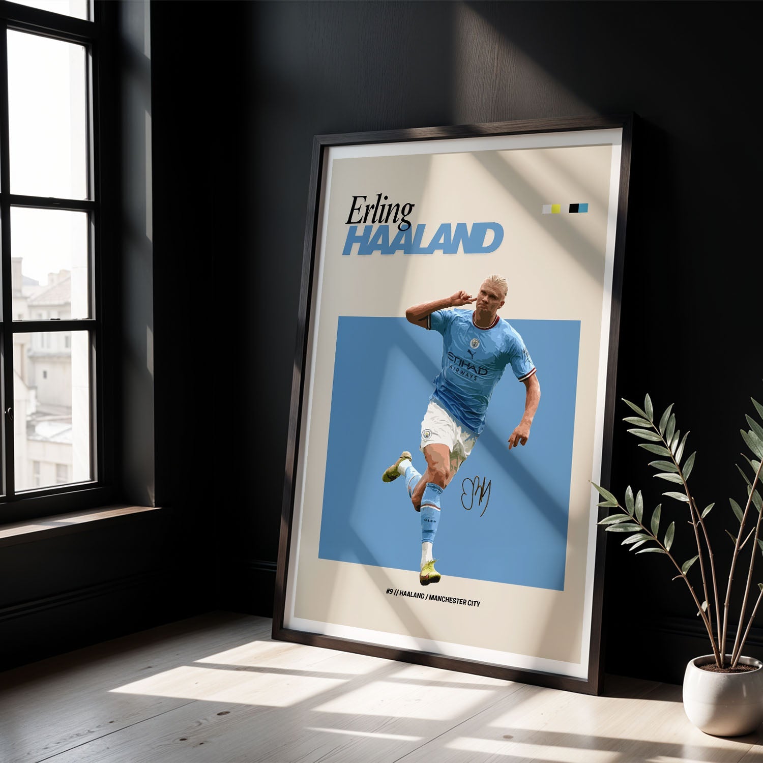 Flex Designs Poster Erling Haaland FlexM 8 x 10" Home Goods - Sports  Poster