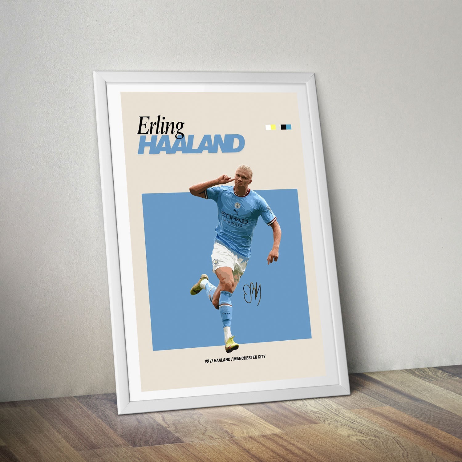 Flex Designs Poster Erling Haaland FlexM 8 x 10" Home Goods - Sports  Poster