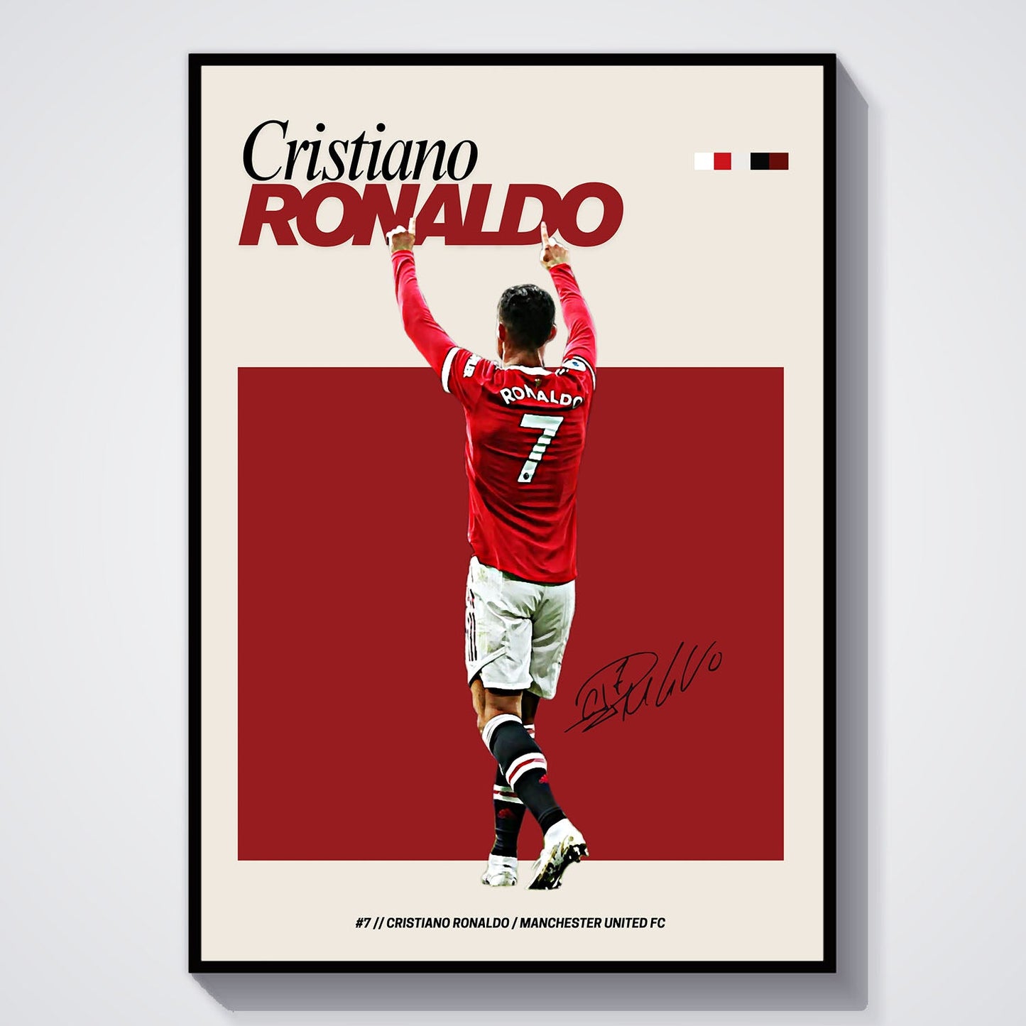 Flex Designs Poster Cristiano Ronaldo FlexM 5 x 7" Home Goods - Sports  Poster