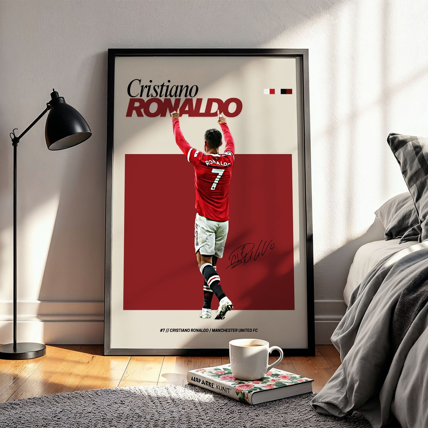 Flex Designs Poster Cristiano Ronaldo FlexM 5 x 7" Home Goods - Sports  Poster