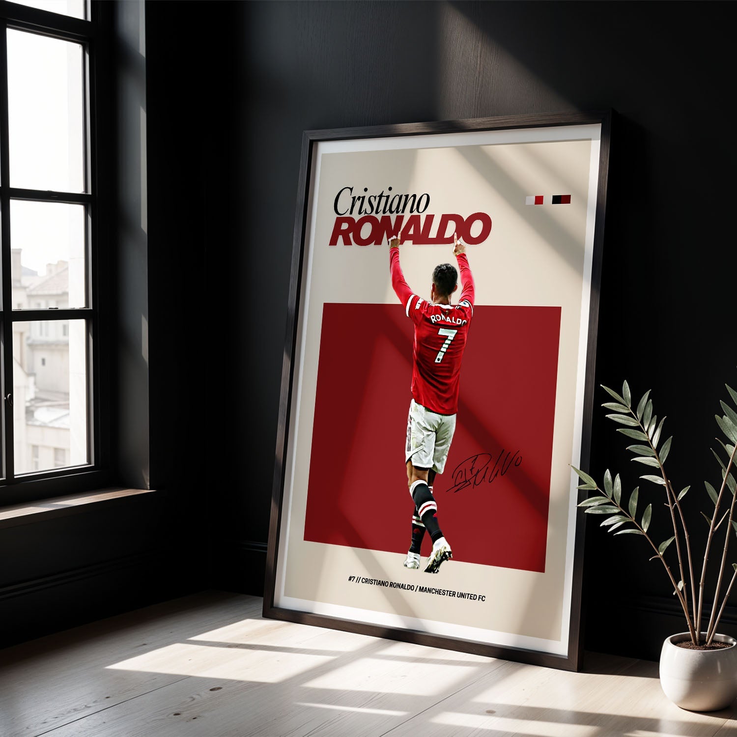 Flex Designs Poster Cristiano Ronaldo FlexM 8 x 10" Home Goods - Sports  Poster