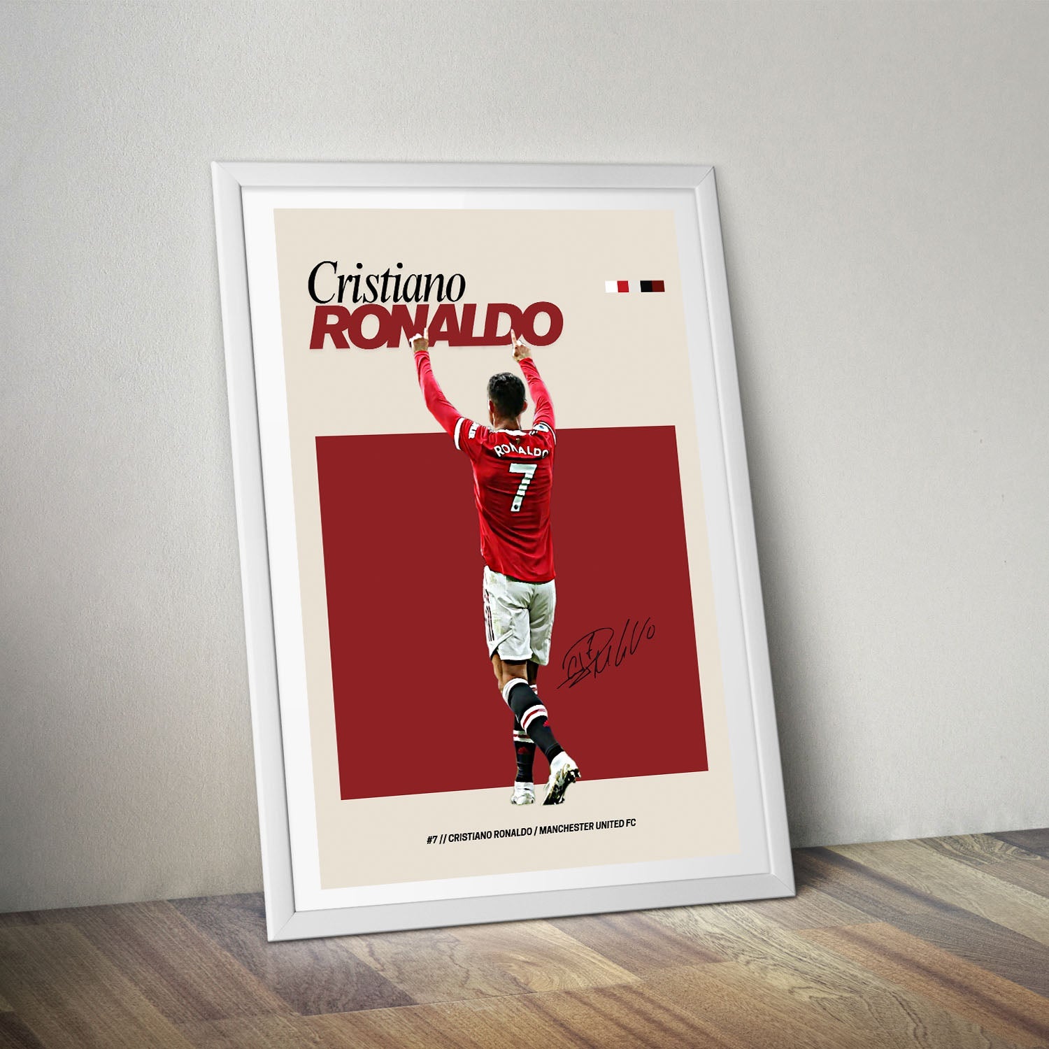 Flex Designs Poster Cristiano Ronaldo FlexM 8 x 10" Home Goods - Sports  Poster