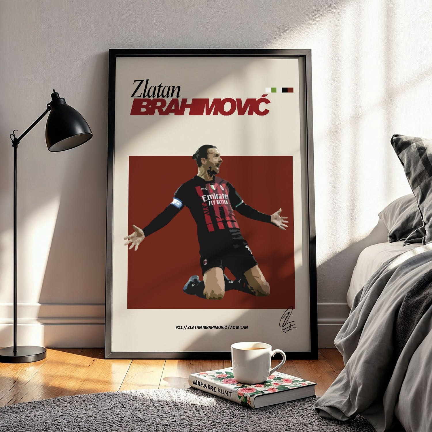 Flex Designs Poster Zlatan Ibrahimovic FlexM 5 x 7" Home Goods - Sports  Poster