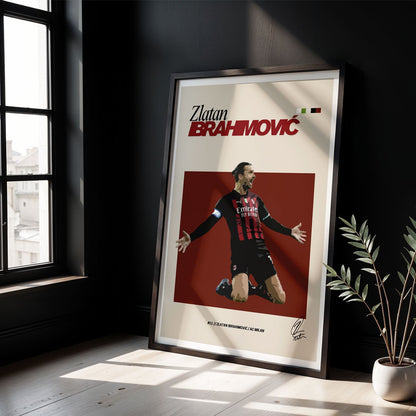 Flex Designs Poster Zlatan Ibrahimovic FlexM 8 x 10" Home Goods - Sports  Poster