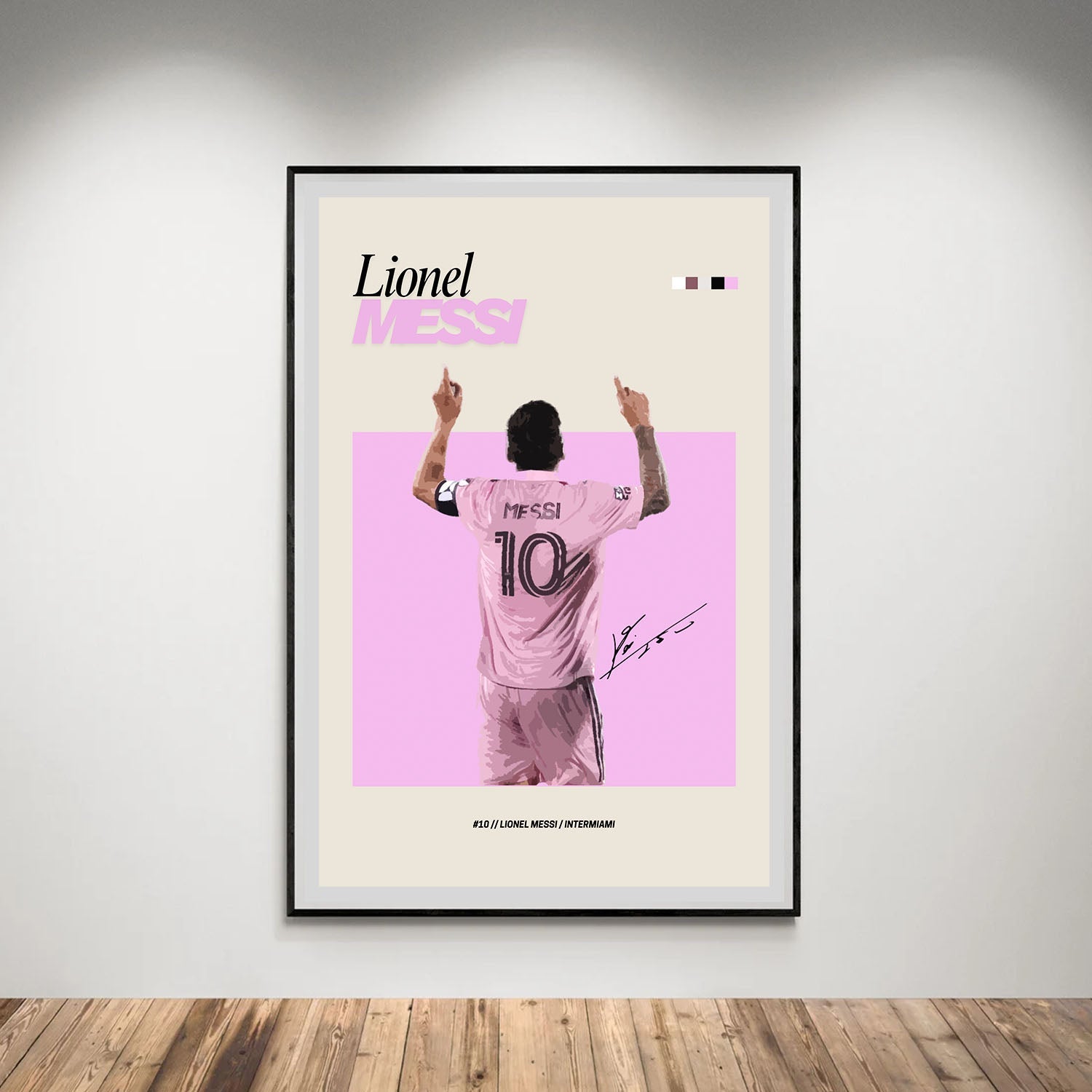 Flex Designs Poster Lionel Messi Inter Miami FlexM 8 x 10" Home Goods - Sports  Poster