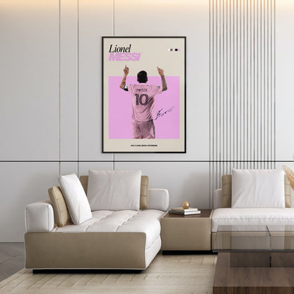 Flex Designs Poster Lionel Messi Inter Miami FlexM 5 x 7" Home Goods - Sports  Poster