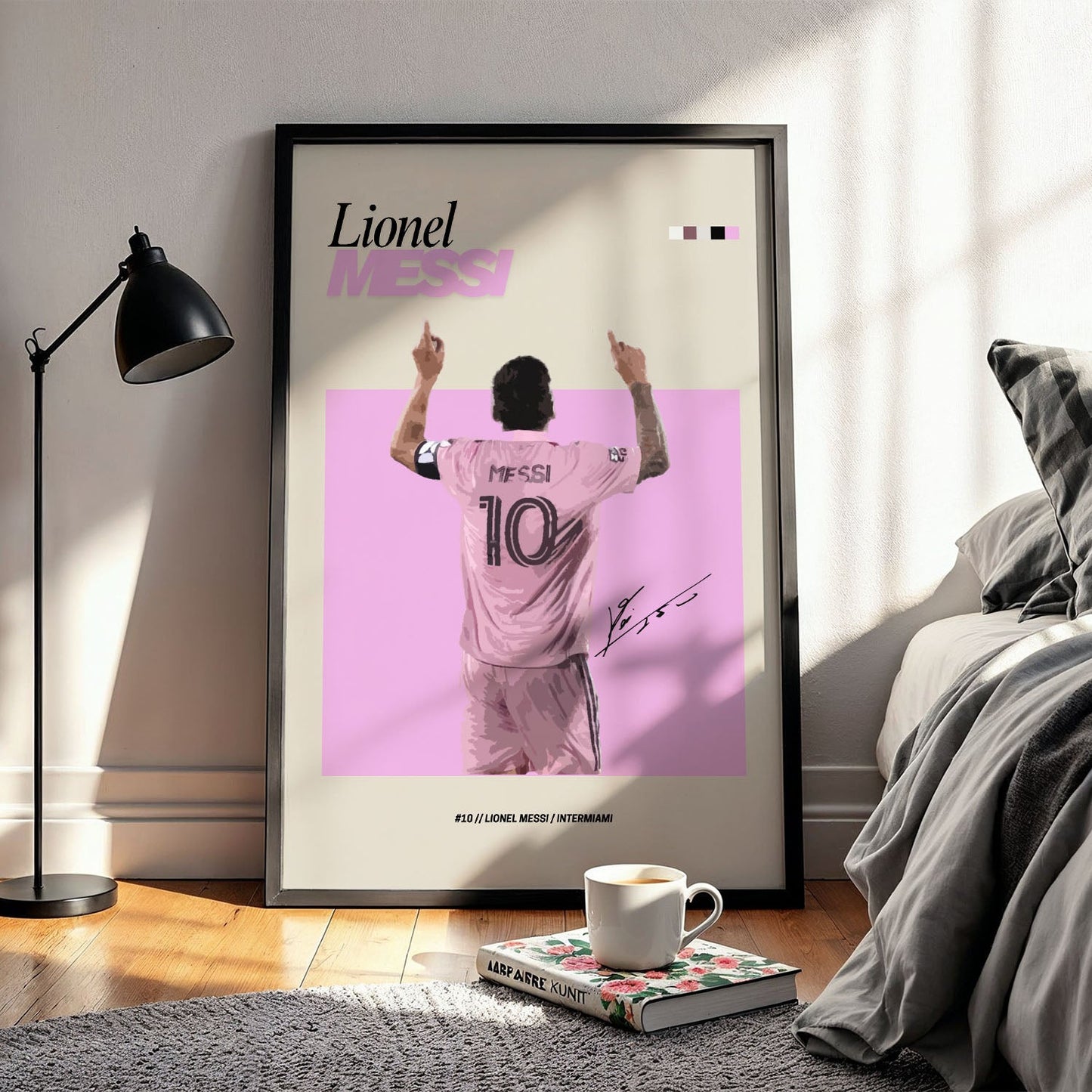 Flex Designs Poster Lionel Messi Inter Miami FlexM 5 x 7" Home Goods - Sports  Poster
