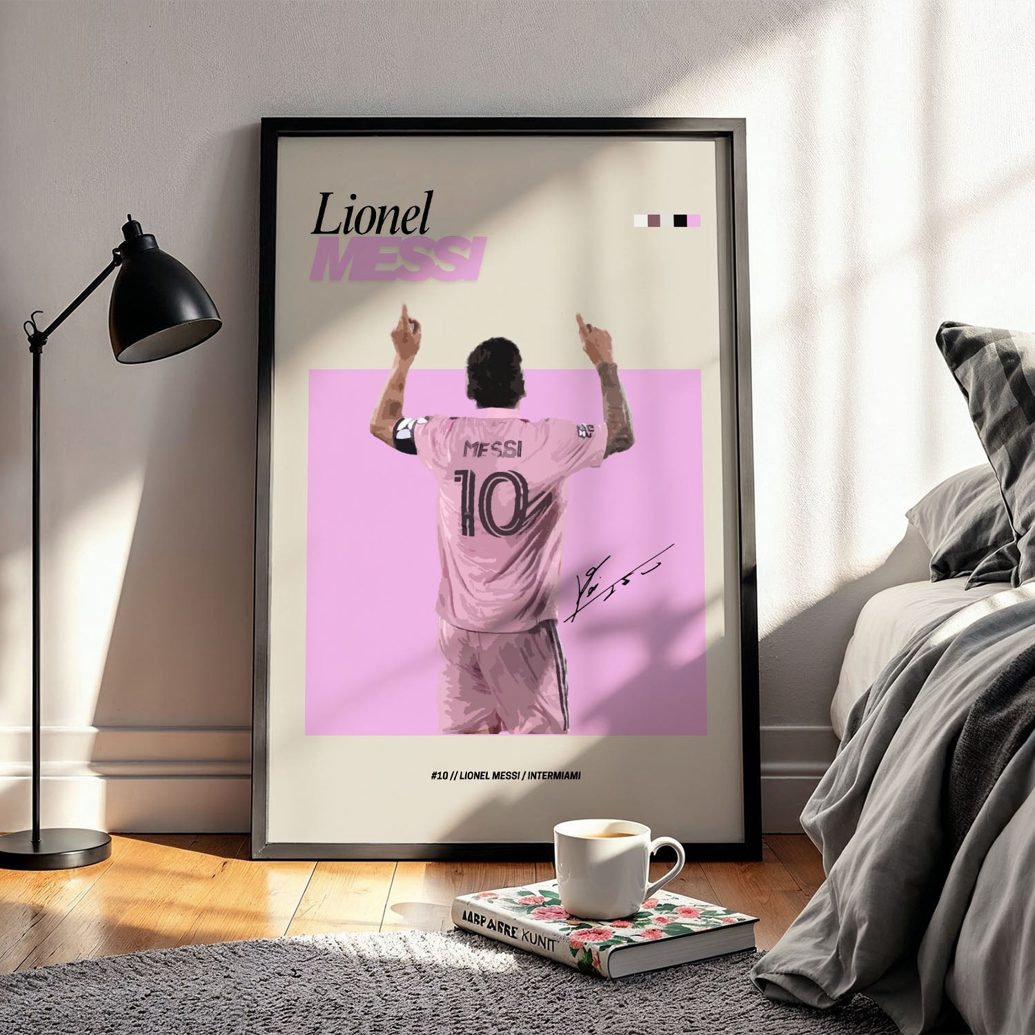Flex Designs Poster Lionel Messi Inter Miami FlexM 5 x 7" Home Goods - Sports  Poster