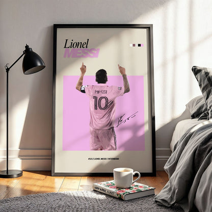 Flex Designs Poster Lionel Messi Inter Miami FlexM 5 x 7" Home Goods - Sports  Poster