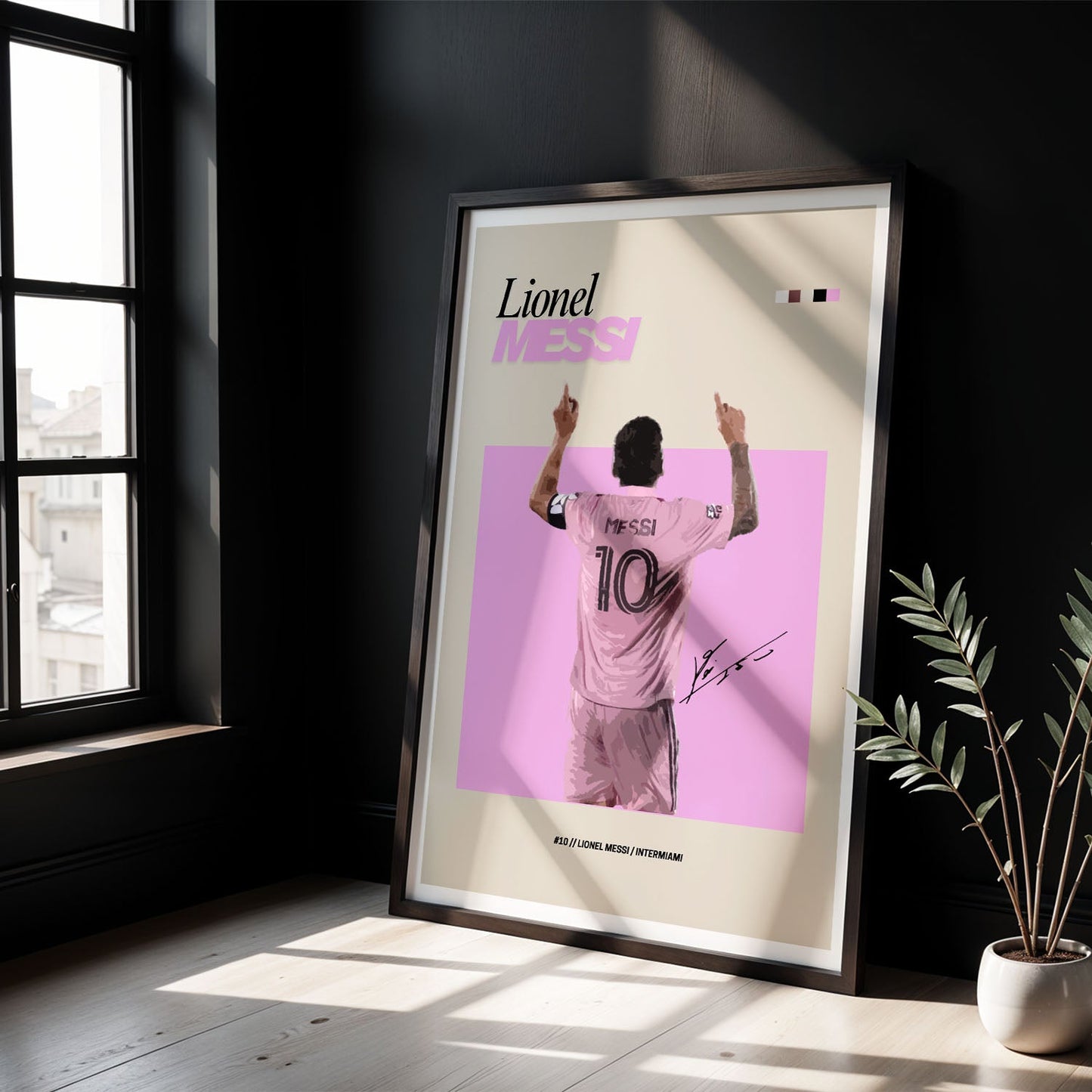 Flex Designs Poster Lionel Messi Inter Miami FlexM 8 x 10" Home Goods - Sports  Poster