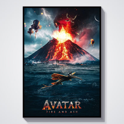 Flex Designs Poster Avatar Fire and Ash Alternate 5 x 7" Home Goods - Movie 2025 Movie Poster