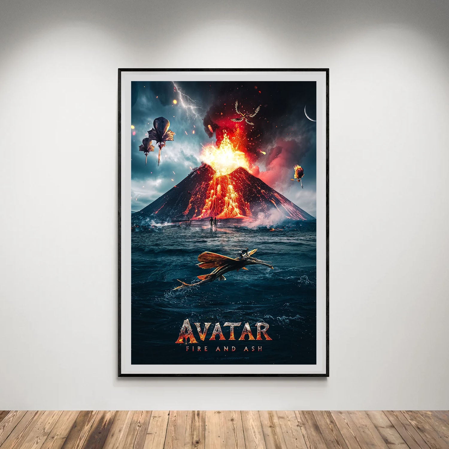 Flex Designs Poster Avatar Fire and Ash Alternate 8 x 10" Home Goods - Movie 2025 Movie Poster