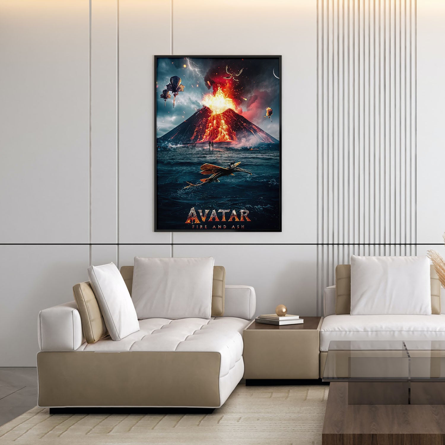 Flex Designs Poster Avatar Fire and Ash Alternate 5 x 7" Home Goods - Movie 2025 Movie Poster