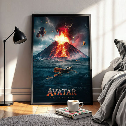 Flex Designs Poster Avatar Fire and Ash Alternate 5 x 7" Home Goods - Movie 2025 Movie Poster