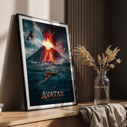 Flex Designs Poster Avatar Fire and Ash Alternate 5 x 7" Home Goods - Movie 2025 Movie Poster