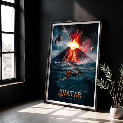 Flex Designs Poster Avatar Fire and Ash Alternate 8 x 10" Home Goods - Movie 2025 Movie Poster