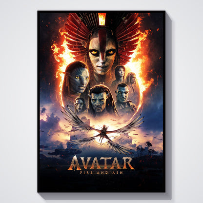 Flex Designs Poster Avatar Fire and Ash Cinematic 5 x 7" Home Goods - Movie 2025 Movie Poster