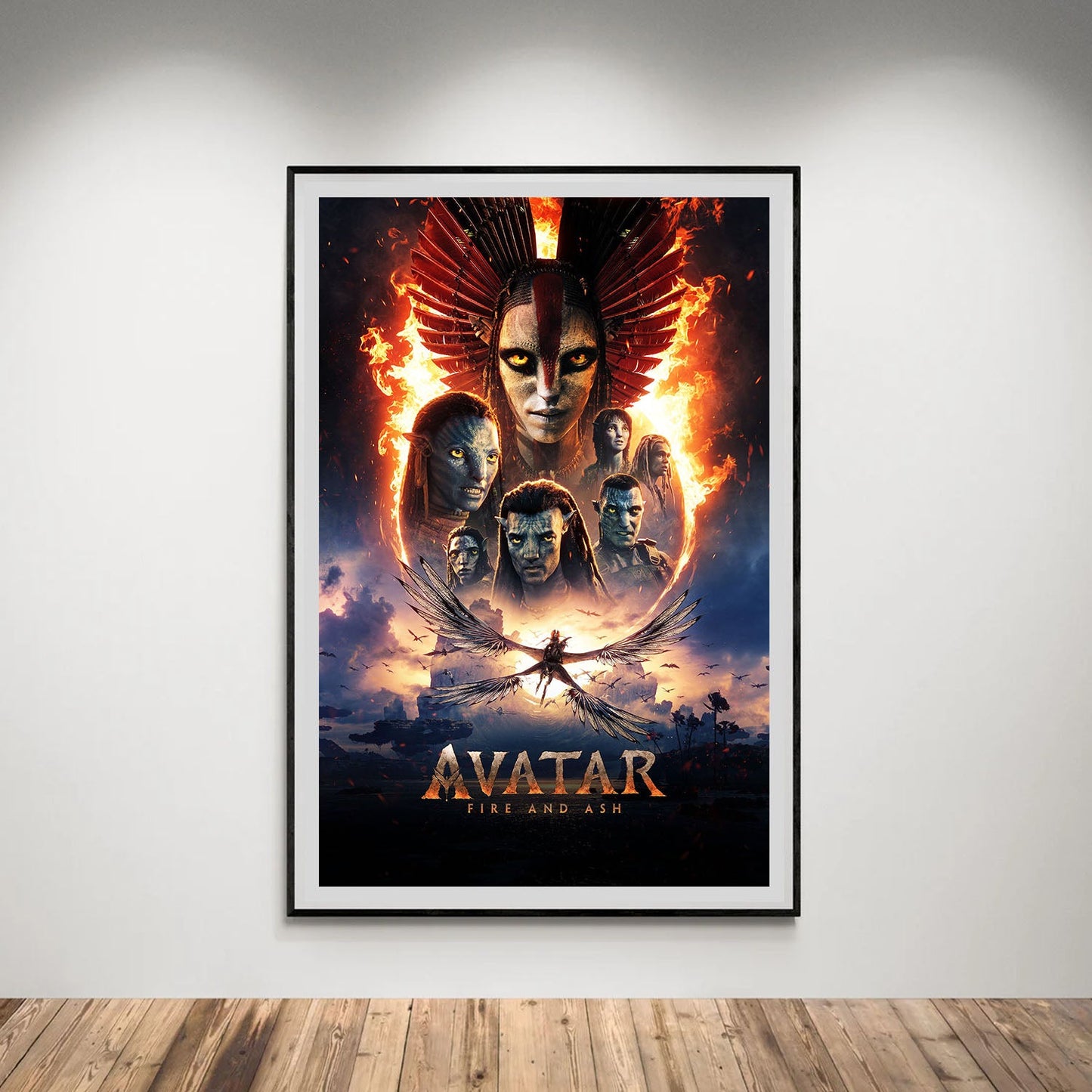 Flex Designs Poster Avatar Fire and Ash Cinematic 8 x 10" Home Goods - Movie 2025 Movie Poster