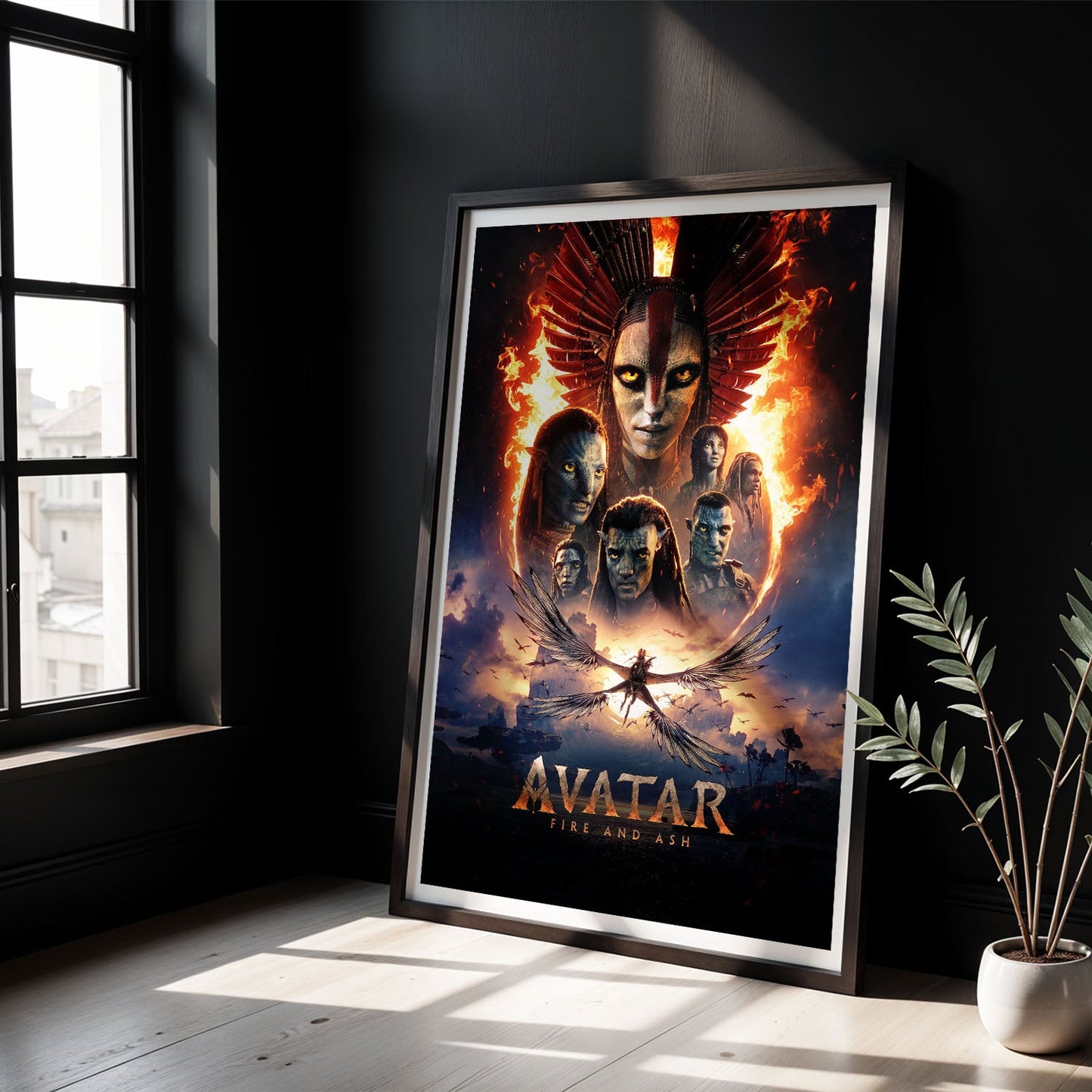 Flex Designs Poster Avatar Fire and Ash Cinematic 8 x 10" Home Goods - Movie 2025 Movie Poster