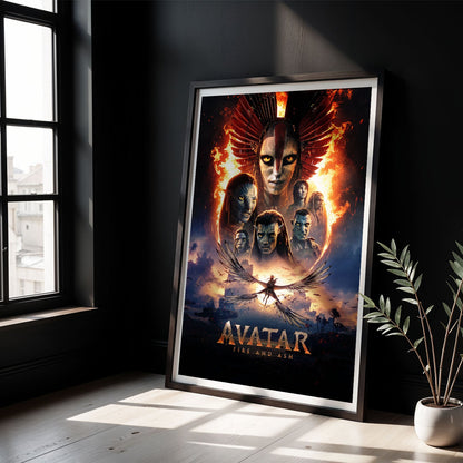 Flex Designs Poster Avatar Fire and Ash Cinematic 8 x 10" Home Goods - Movie 2025 Movie Poster