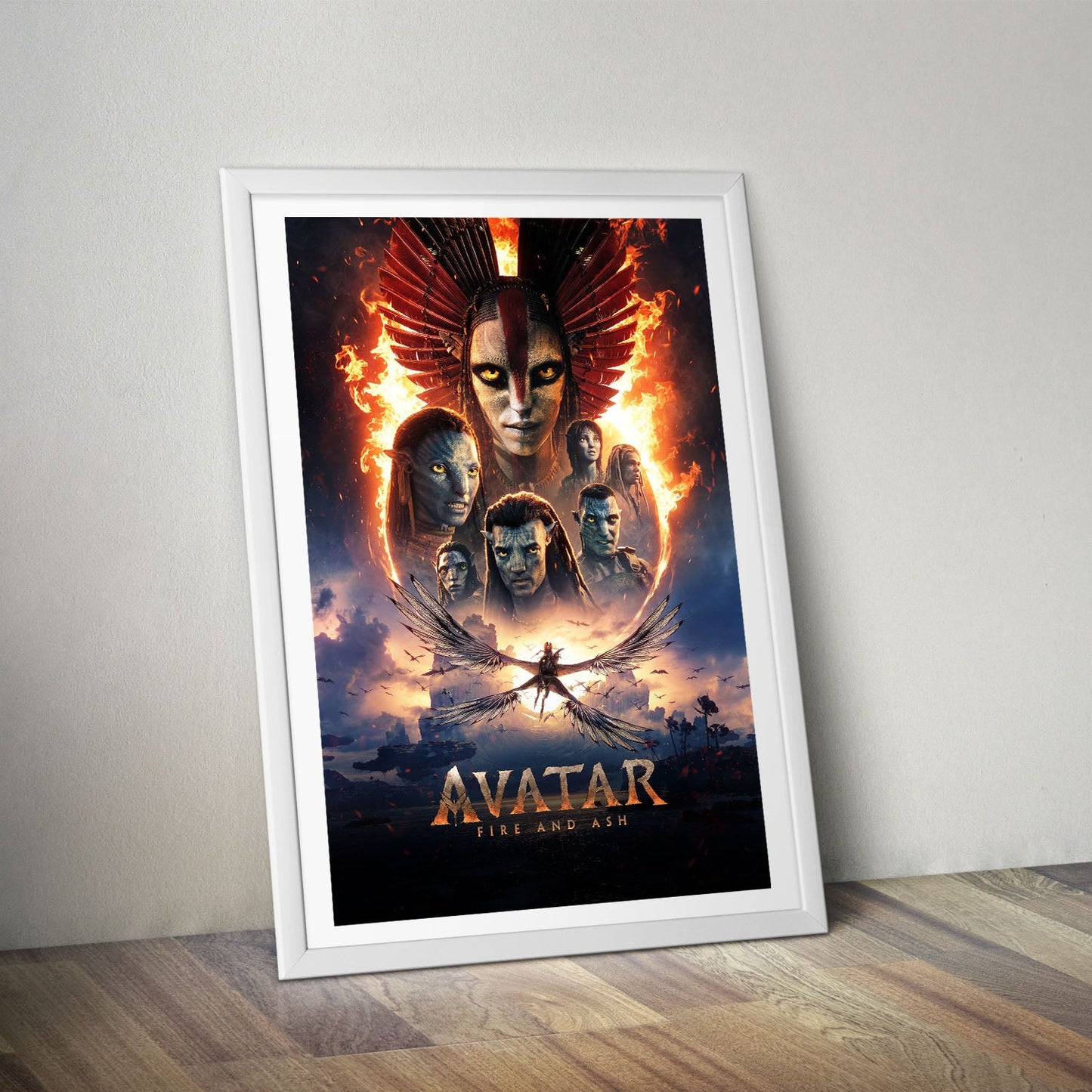 Flex Designs Poster Avatar Fire and Ash Cinematic 8 x 10" Home Goods - Movie 2025 Movie Poster