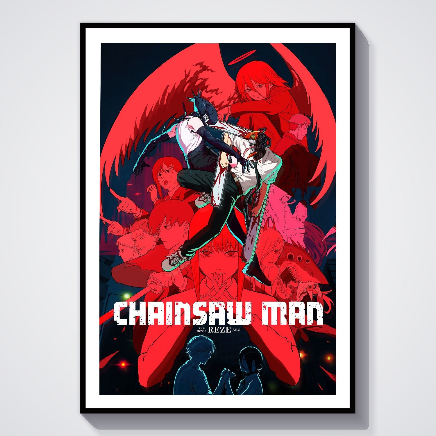 Flex Designs Poster Chainsaw Man Reze Arc 8 x 10" Home Goods - Movie 2025 Movie Poster