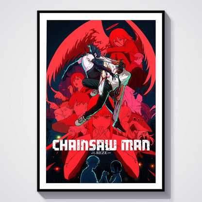 Flex Designs Poster Chainsaw Man Reze Arc 8 x 10" Home Goods - Movie 2025 Movie Poster