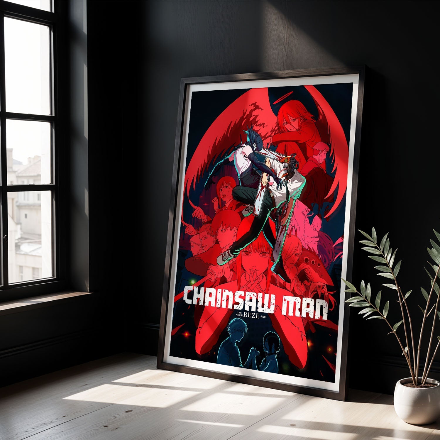 Flex Designs Poster Chainsaw Man Reze Arc 8 x 10" Home Goods - Movie 2025 Movie Poster