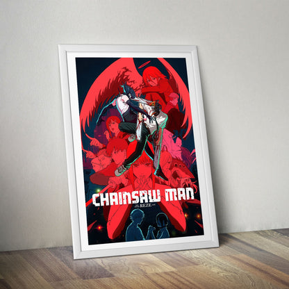 Flex Designs Poster Chainsaw Man Reze Arc 8 x 10" Home Goods - Movie 2025 Movie Poster