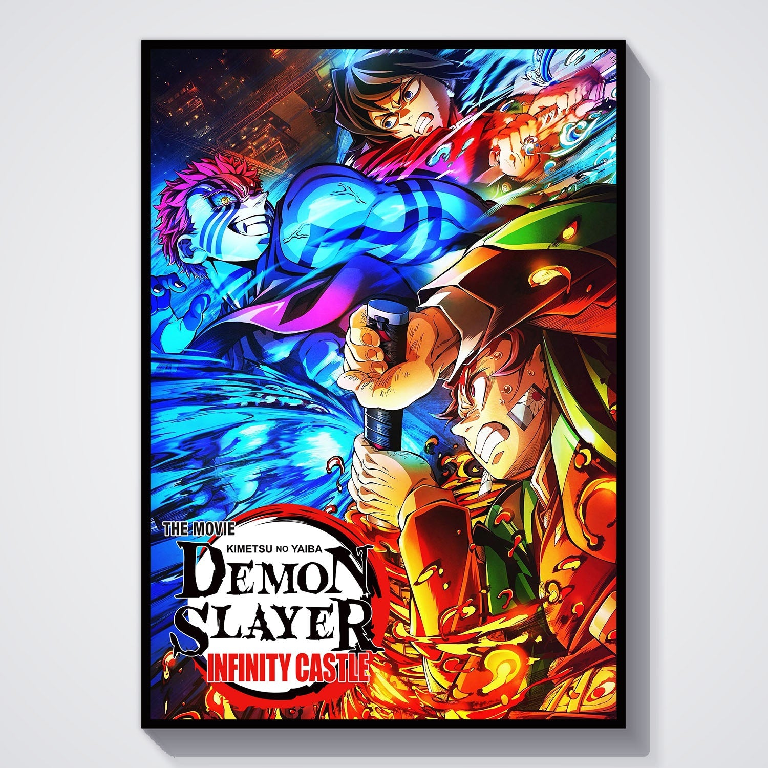 Flex Designs Poster Demon Slayer Infinity Castle 5 x 7" Home Goods - Movie 2025 Movie Poster