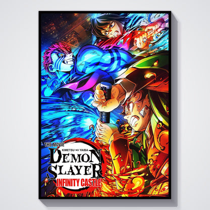 Flex Designs Poster Demon Slayer Infinity Castle 5 x 7" Home Goods - Movie 2025 Movie Poster