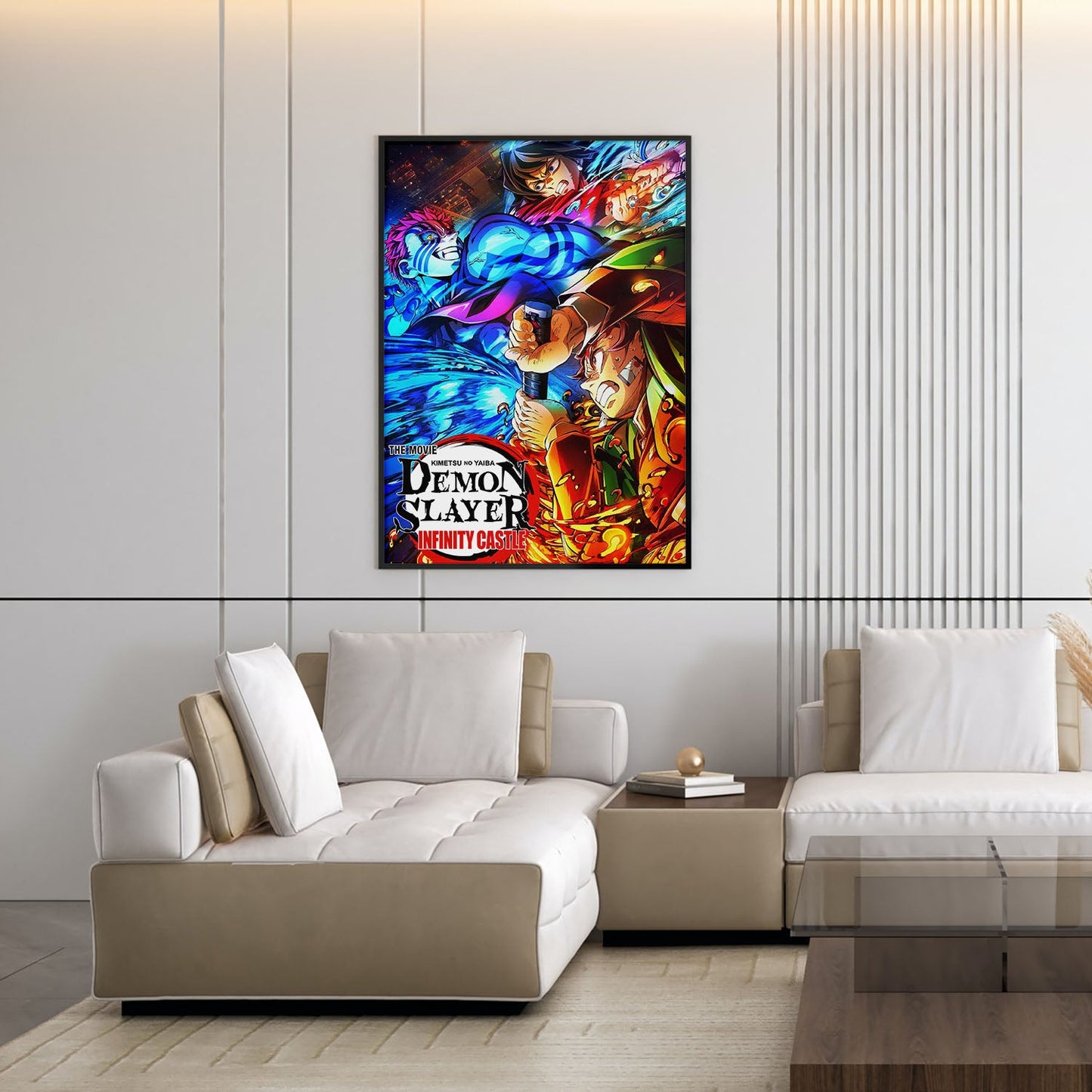 Flex Designs Poster Demon Slayer Infinity Castle 5 x 7" Home Goods - Movie 2025 Movie Poster