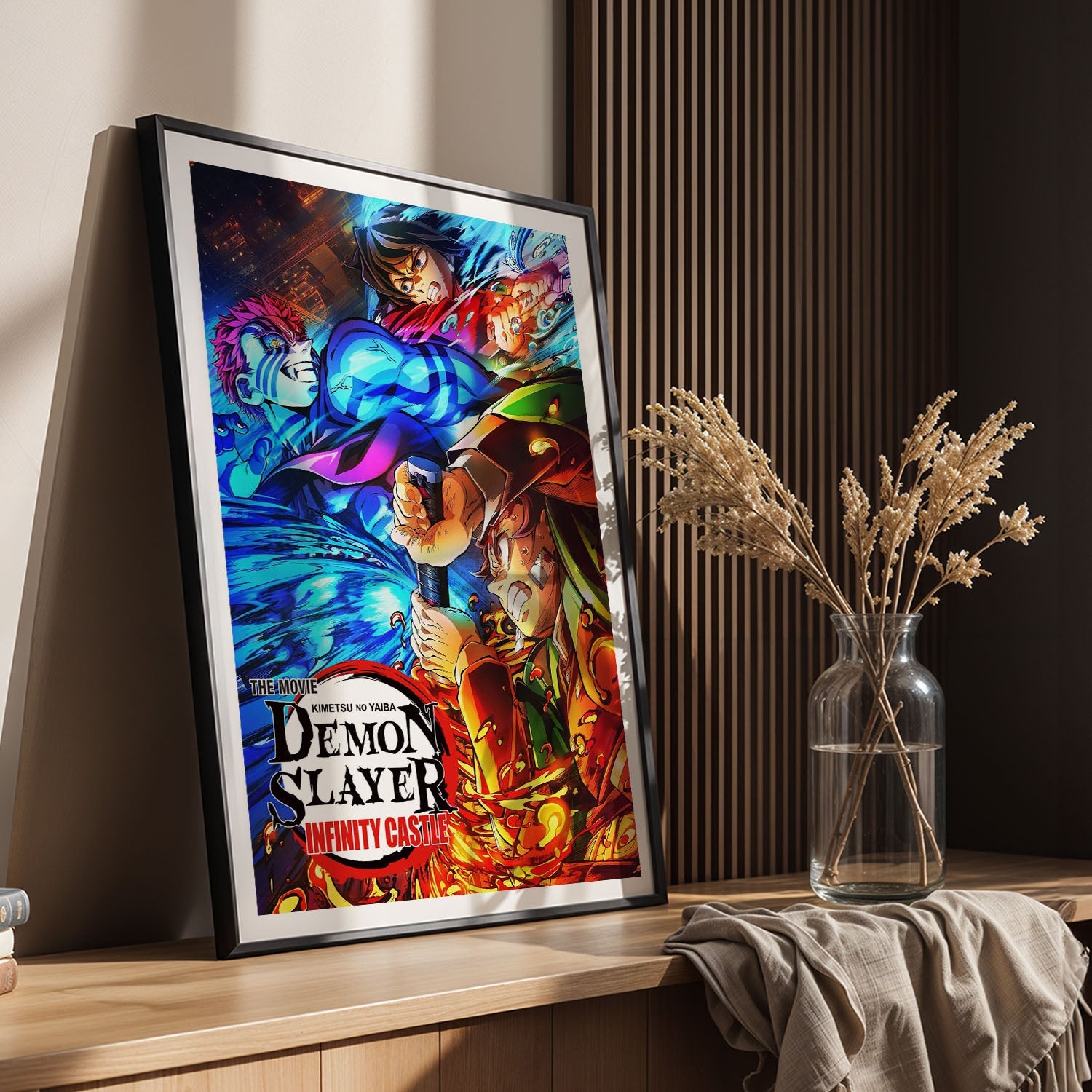 Flex Designs Poster Demon Slayer Infinity Castle 5 x 7" Home Goods - Movie 2025 Movie Poster