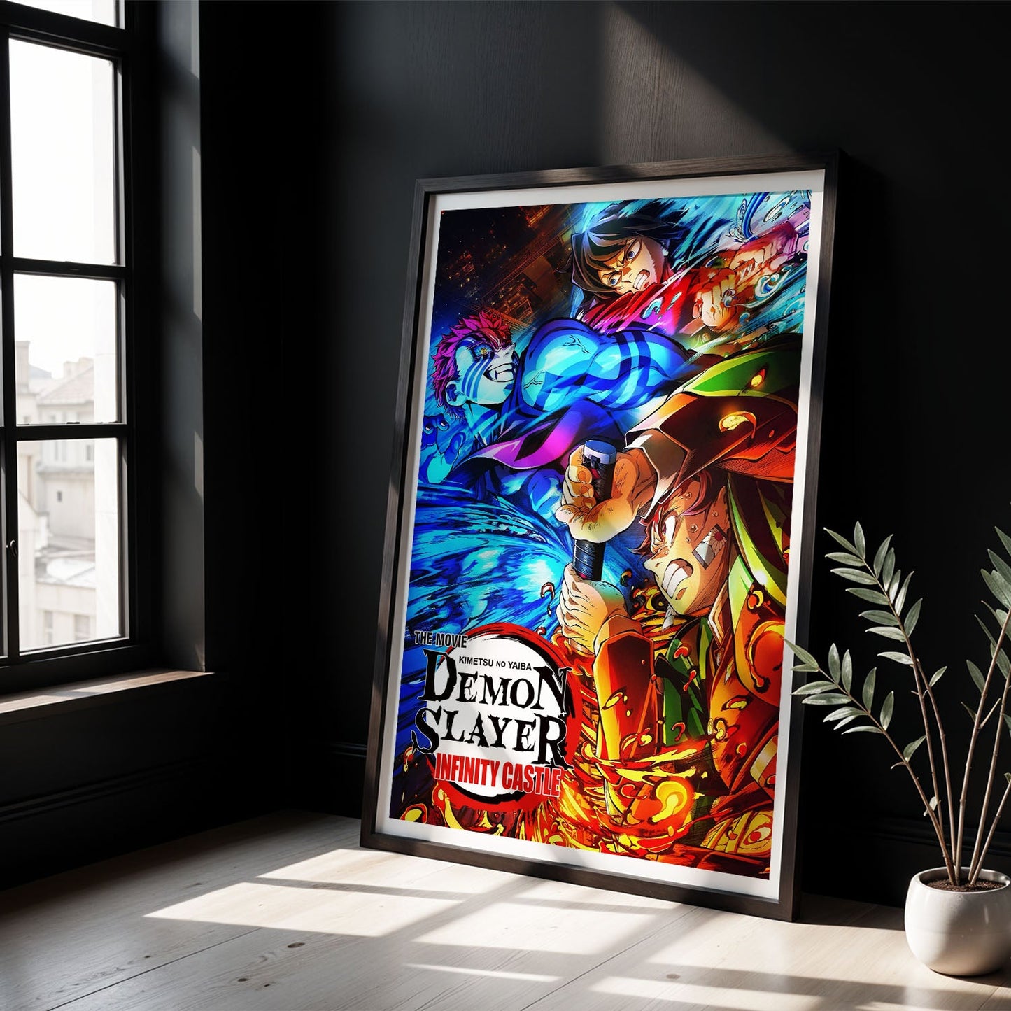 Flex Designs Poster Demon Slayer Infinity Castle 8 x 10" Home Goods - Movie 2025 Movie Poster