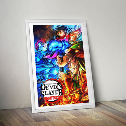 Flex Designs Poster Demon Slayer Infinity Castle 8 x 10" Home Goods - Movie 2025 Movie Poster