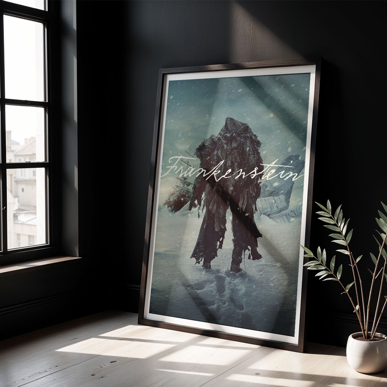 Flex Designs Poster Frankenstein Theatrical 8 x 10" Home Goods - Movie 2025 Movie Poster