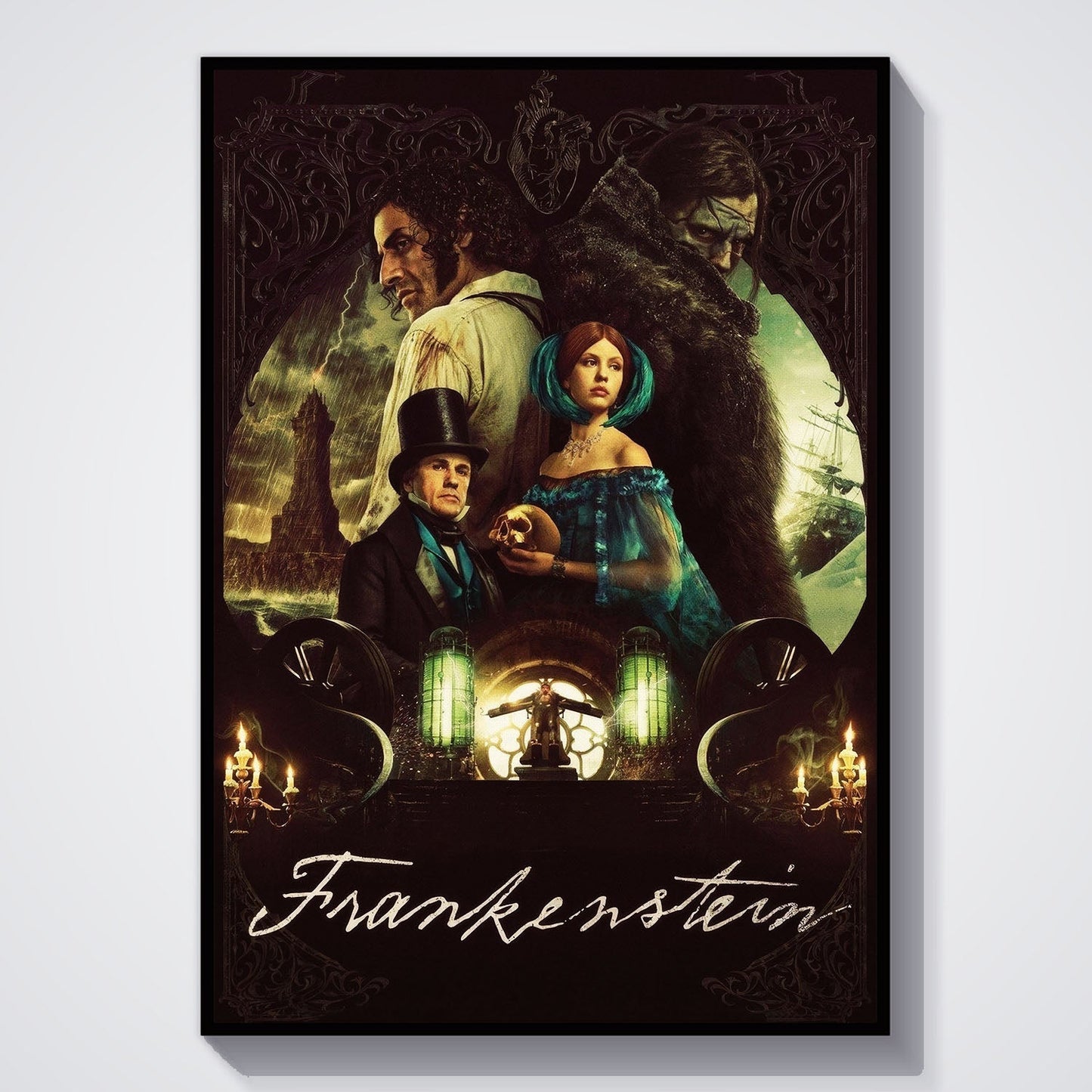 Flex Designs Poster Frankenstein 5 x 7" Home Goods - Movie 2025 Movie Poster