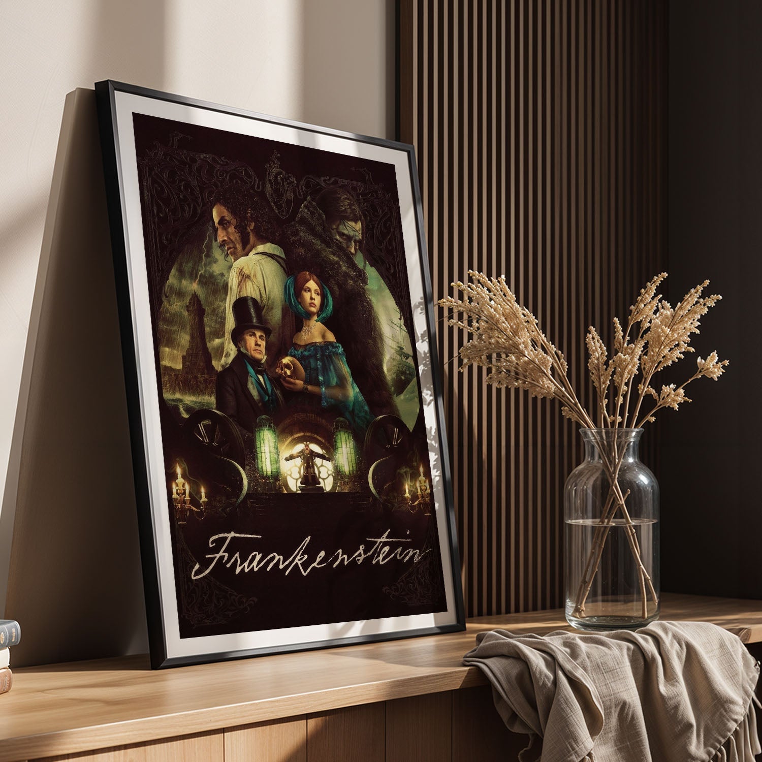 Flex Designs Poster Frankenstein 5 x 7" Home Goods - Movie 2025 Movie Poster