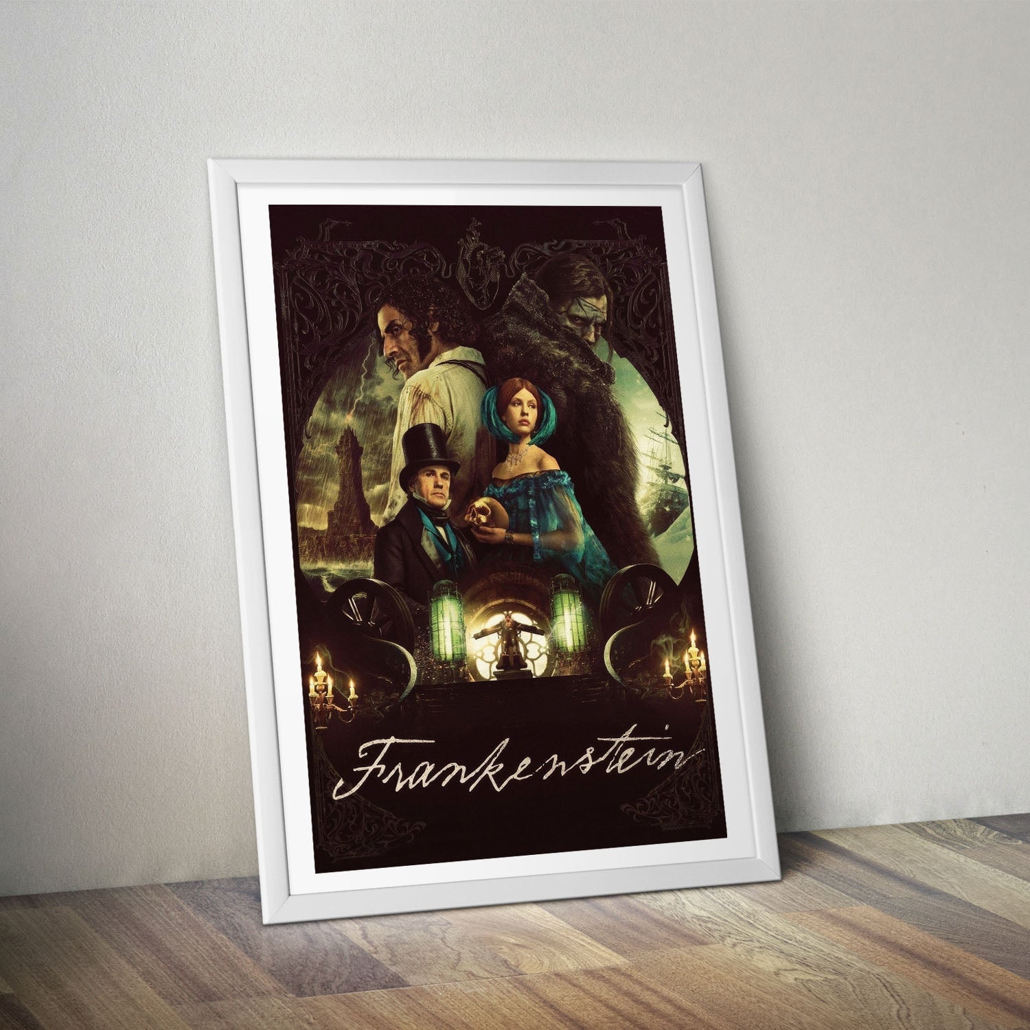 Flex Designs Poster Frankenstein 8 x 10" Home Goods - Movie 2025 Movie Poster