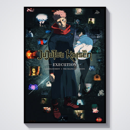 Flex Designs Poster Jujutsu Kaisen Execution 5 x 7" Home Goods - Movie 2025 Movie Poster