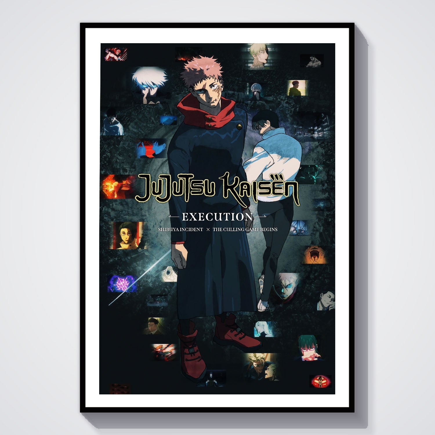 Flex Designs Poster Jujutsu Kaisen Execution 8 x 10" Home Goods - Movie 2025 Movie Poster